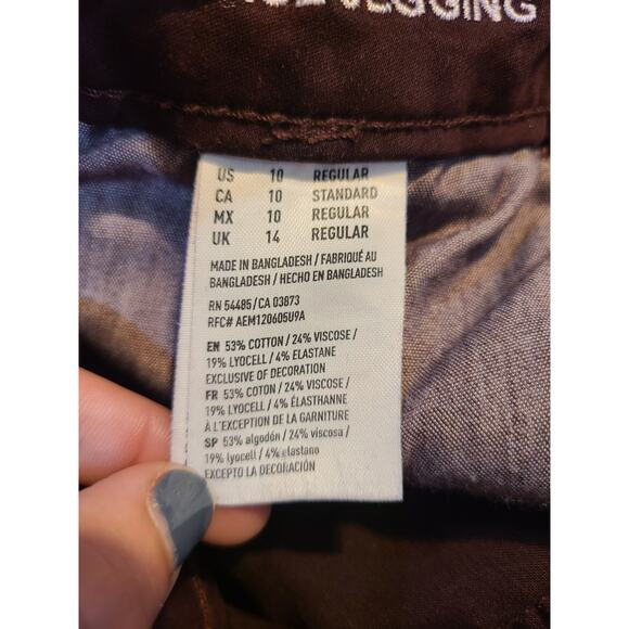 American eagle outfitters size 10 women's high rise super stretch jeggings - Picture 6 of 10